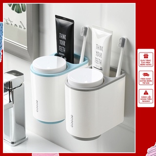 Kệ Để Bàn Chải Đánh Răng, Kệ Nhà Tắm Thông Minh ECOCO, Miếng Dán Siêu Chắc Chắn ECC020