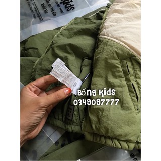Bomber Bé Trai 2 Mặt Xanh Lá ZA