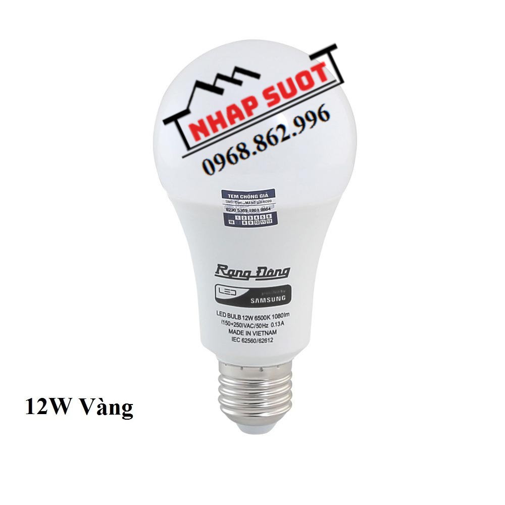 (Chính Hãng) Bóng đèn Rạng Đông LED BULB tròn 12-30W