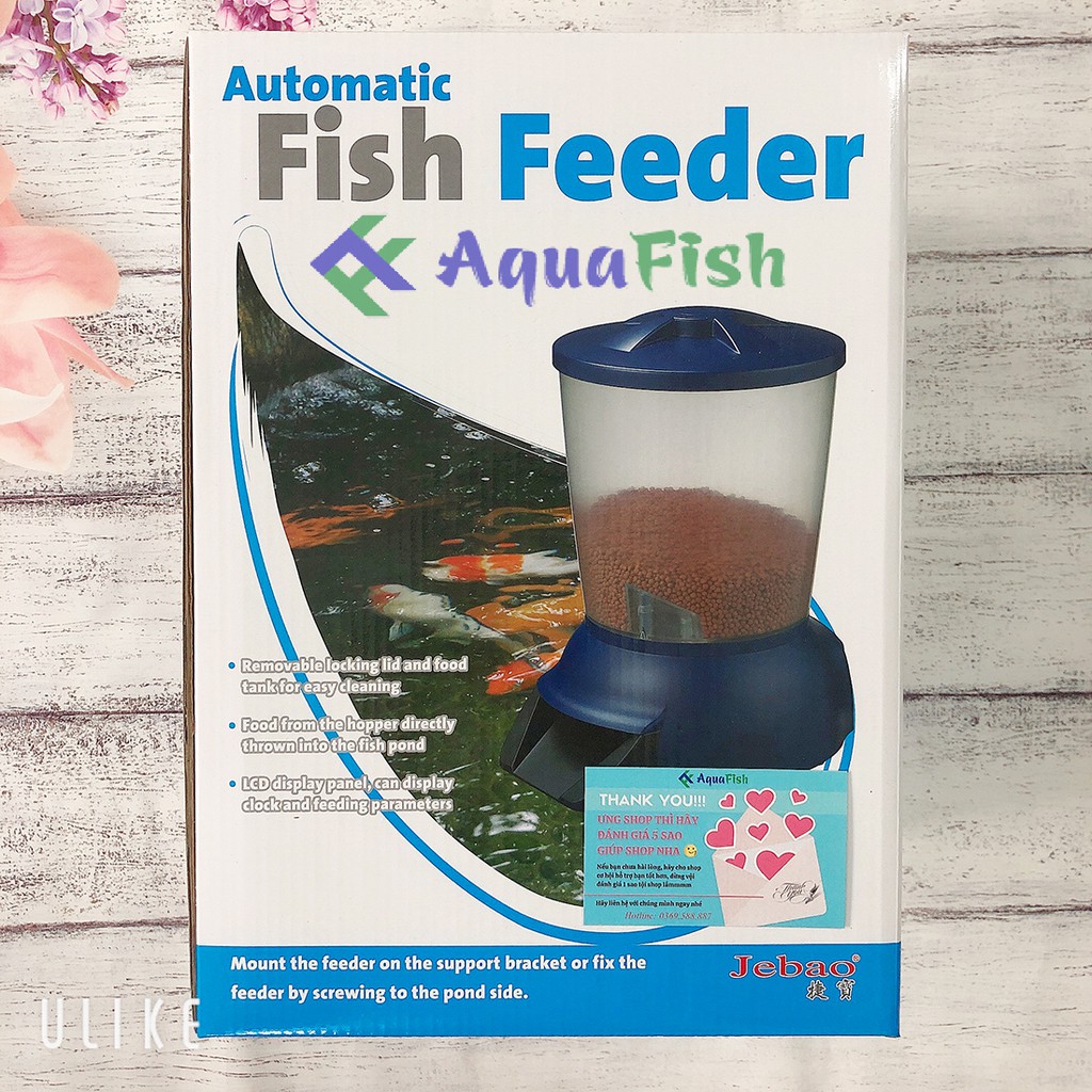 Máy Cho Cá Koi Ăn Tự Động JEBAO Auto Feeder