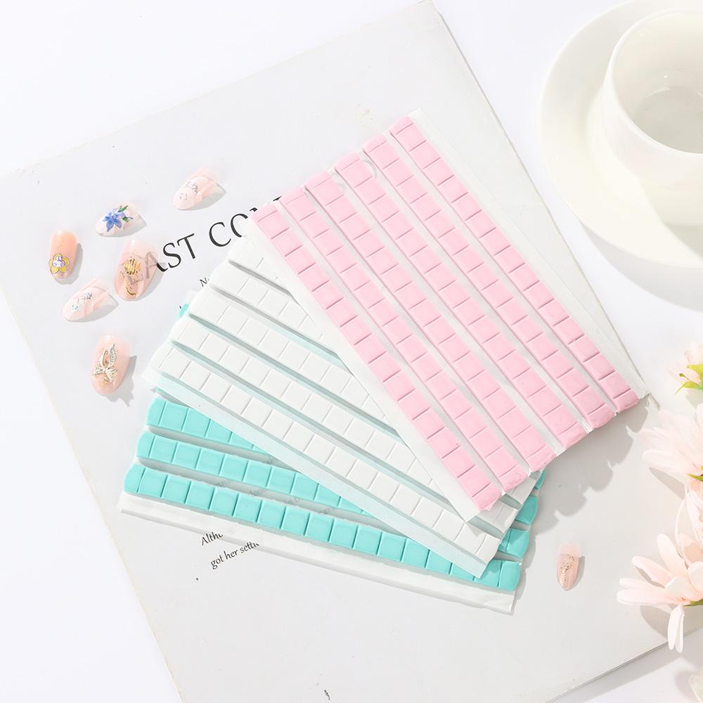 JUNE Keo Dán Móng Tay Đất Sét Bằng Nhựa Có Thể Tái Sử Dụng