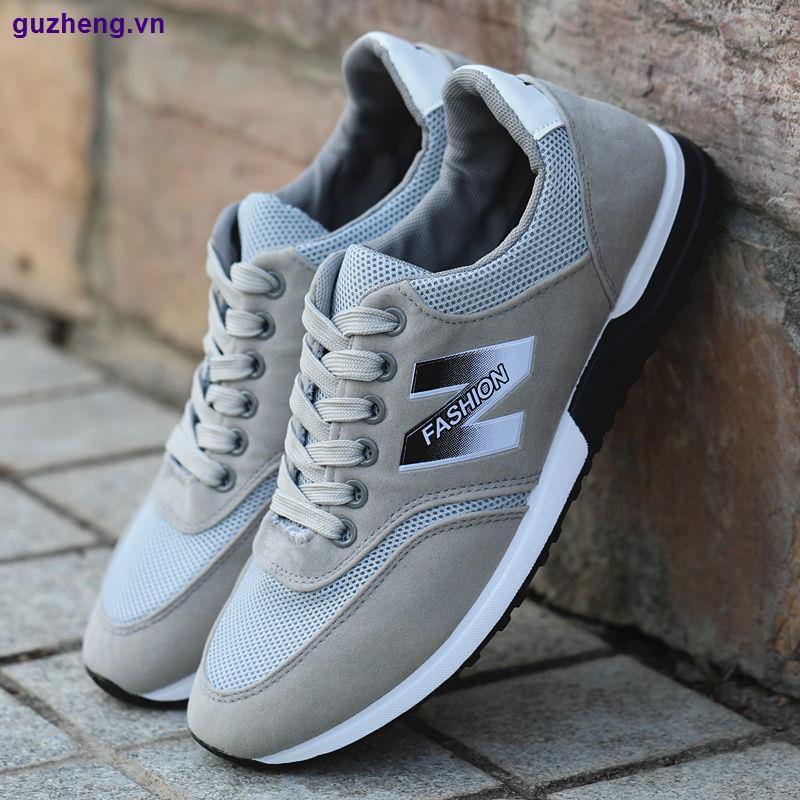 Đôi giày thể thao thoáng khí khử mùi chống trượt phong cách Hàn Quốc thời trang mùa thu cho nam