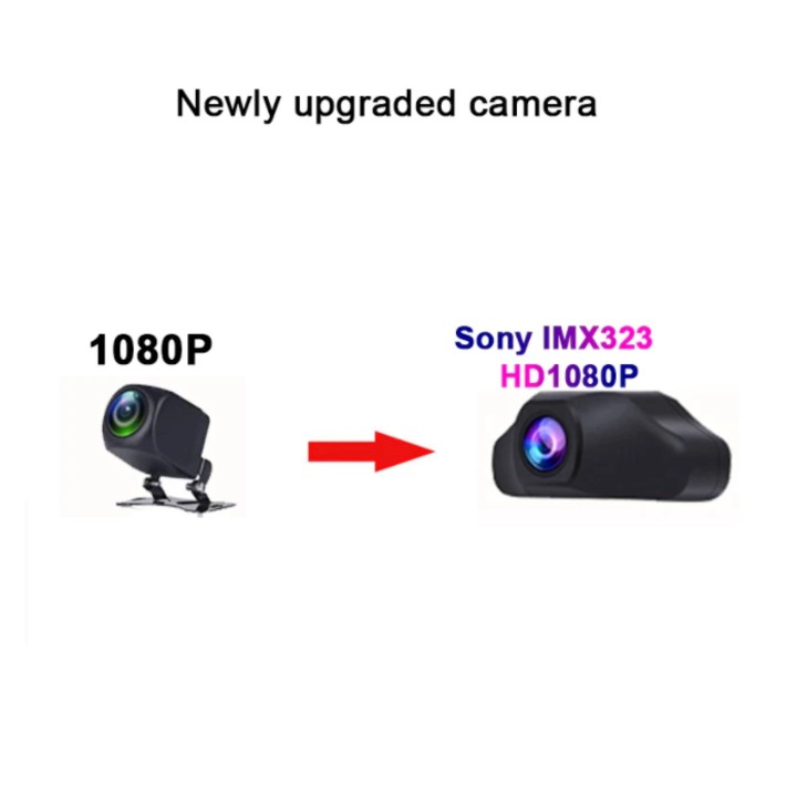 Camera lùi AHD AHD1080P dùng cho camera hành trình AHD, 4 chân, jack 2.5mm, góc nhìn 170 độ. chống nước IP67, dài 5.5m