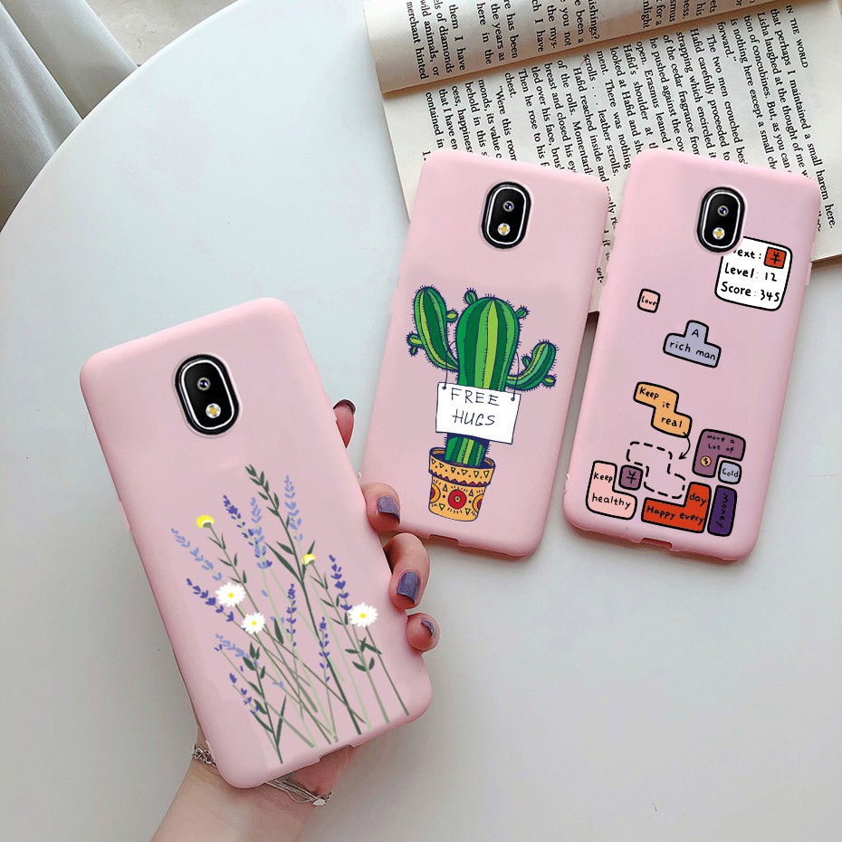 Ốp điện thoại silicon mềm in hình hoạt hình cho Samsung Galaxy J3 J5 J7 Pro 2017 J330 J530 J730