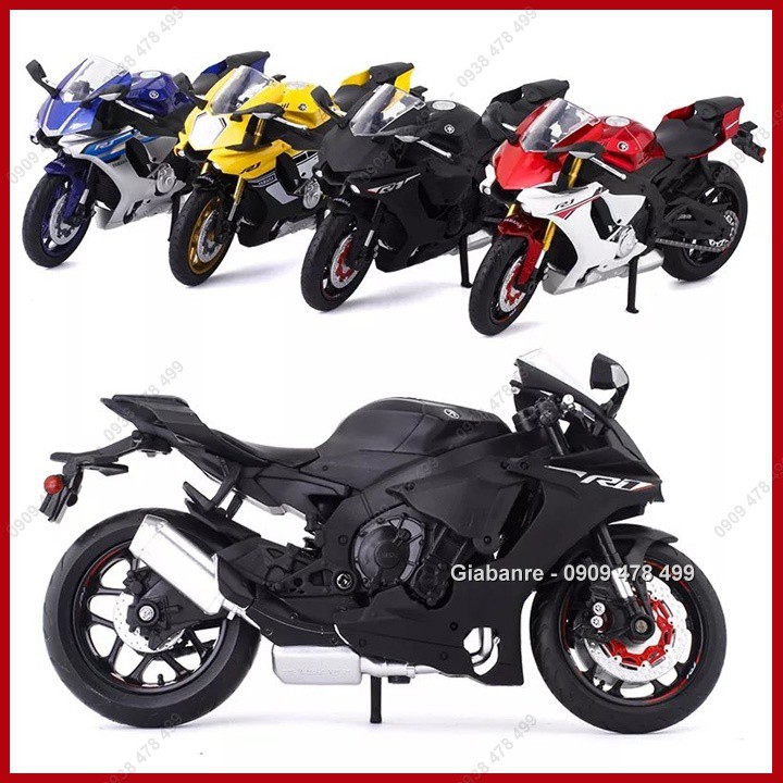 Mô Hình Xe Moto Yamaha YZF-R1 Tỉ Lệ 1:12 - New – MSZ - 8736