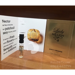 Vial mẫu thử Lady Million 1,5ml