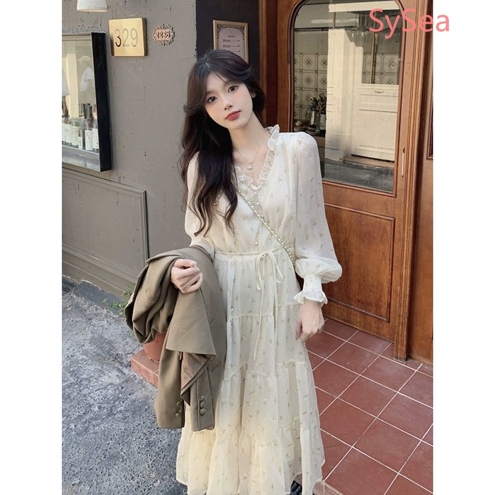 Đầm Maxi Vải Chiffon Hoạ Tiết Hoa Xinh Có Size Lớn Tiện Lợi