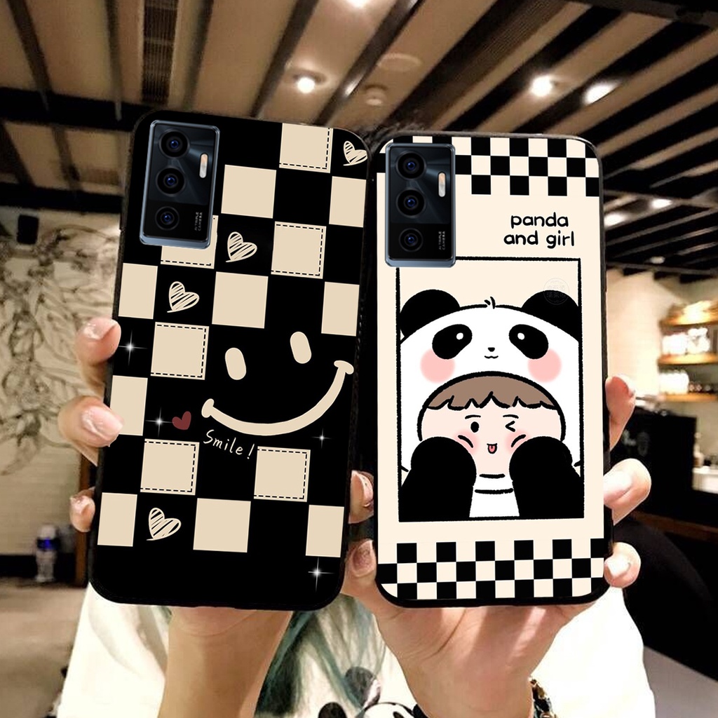 Ốp lưng Vivo V23E in hình cao cấp mẫu kẻ caro,mikenbe@r siêu hot