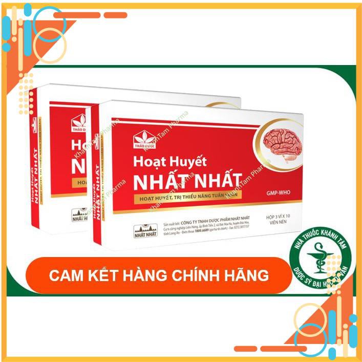 (Chính hãng) Hoạt Huyết Nhất Nhất - ngừa tai biến , đột quỵ