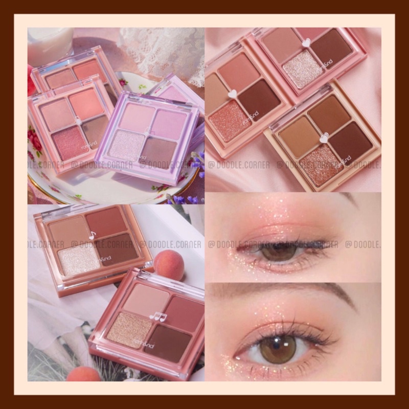 Bảng màu mắt 4 ô Romand Better Than Eyes