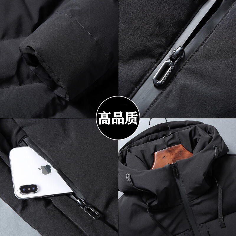 Áo phao nam có mủ phong cách hàn quốc