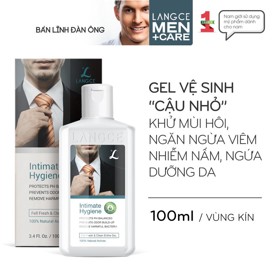 GEL VỆ SINH VÙNG KÍN 100ml LANGCE DÀNH CHO NAM