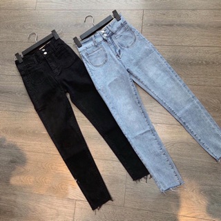 Quần jeans cạp cao