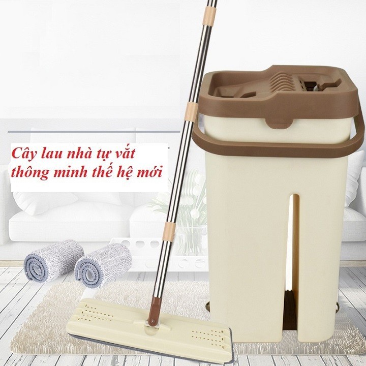 Cây lau nhà ép nước thông minh