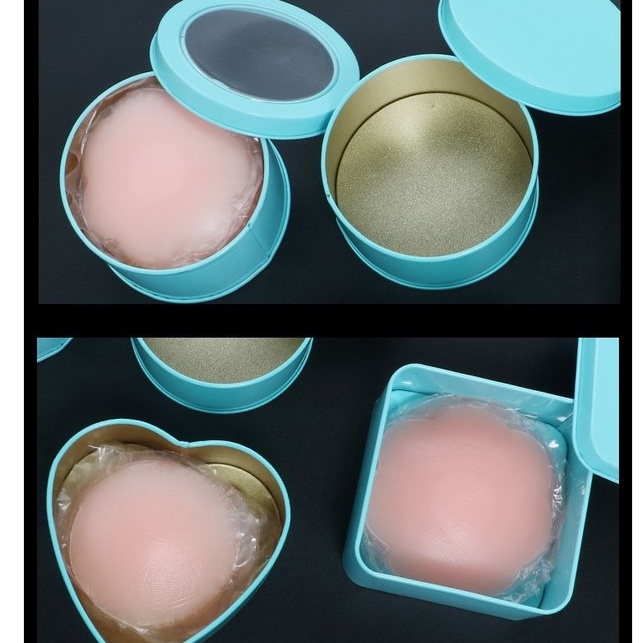 [6 pairs Silicone Breast Lift up Nipple Covers] [Women Reusable Self Adhesive Invisible Nippleless Breast Petals]