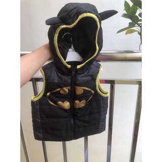 Áo khoác gile bé trai Batman