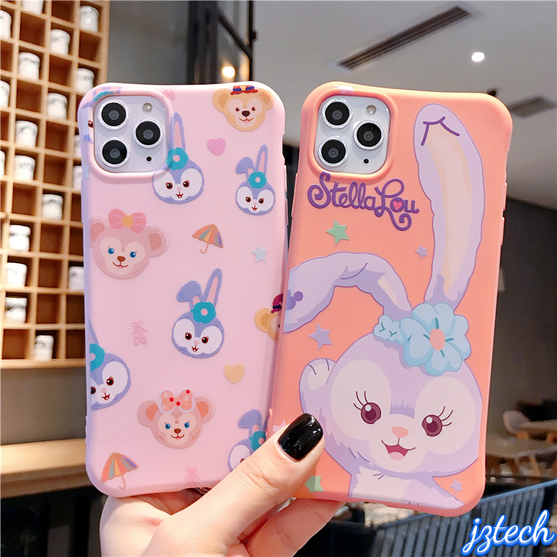 IPhone Case Cute Rose Gold Rabbit Cover for IPhone 12 Pro Max 12 Mini 11 Pro Max 8 7 6 6s Plus Xr XsMax X Xs SE 2020 Soft Silicone Cover