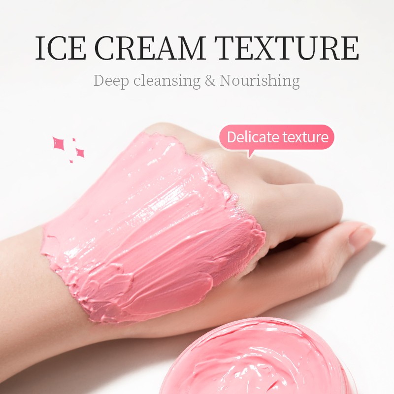 Mặt nạ bùn đất sét LAIKOU 100g làm sạch sâu loạI bỏ mụn đầu đen chăm sóc da