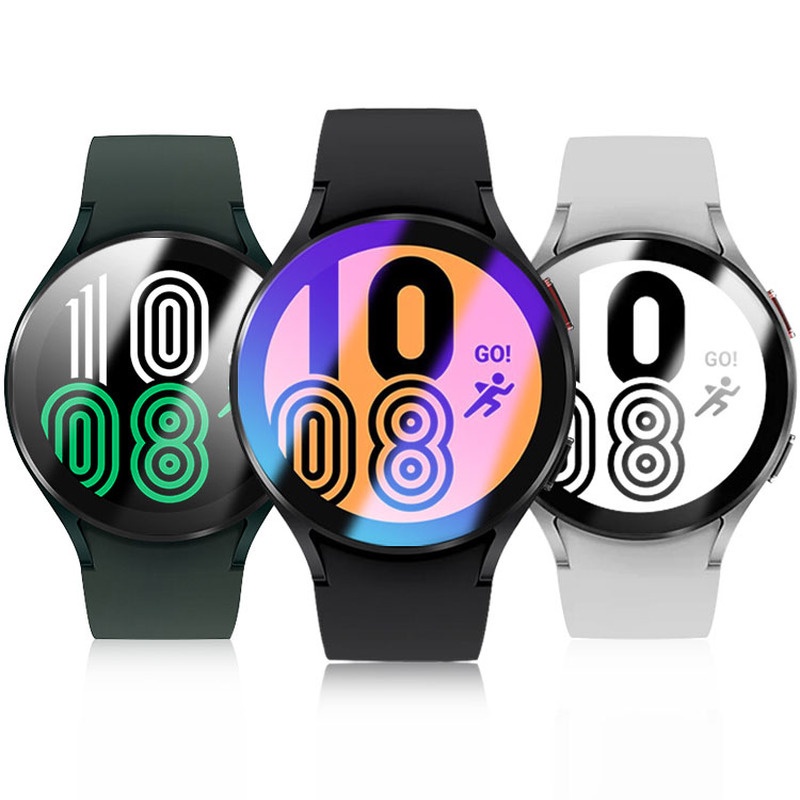 Kính Cường Lực Cong 3D Bảo Vệ Màn Hình Đồng Hồ Thông Minh Samsung Galaxy Watch 4 40mm 44mm HD 2