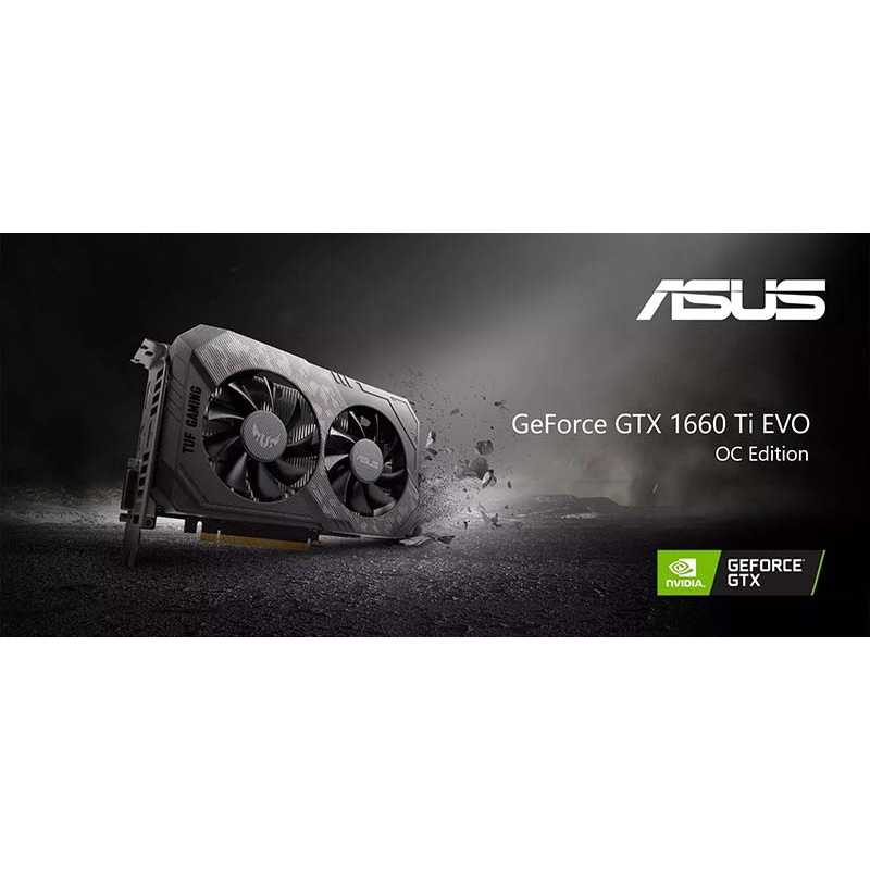 CARD Màn hình ASUS TUF- GTX1660 SUPER GAMING  6GB GDDR6-VGA giá tốt chất lượng chính hãng bảo hành 36 tháng