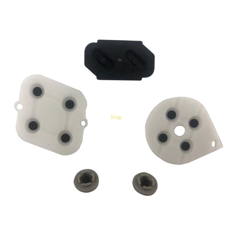 Bộ 5 Miếng Đệm Cao Su Silicone Thay Thế Cho Nút Bấm Của Máy SNES