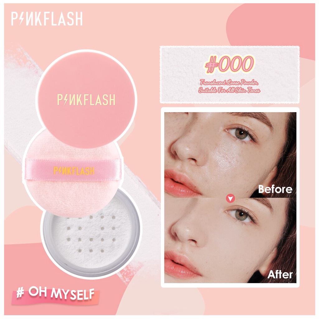 [Hàng mới về] Phấn Phủ Pinkflash Kiềm Dầu Chống Thấm Nước Với Màu Lì Quyến Rũ Tự Nhiên Sành Điệu | BigBuy360 - bigbuy360.vn
