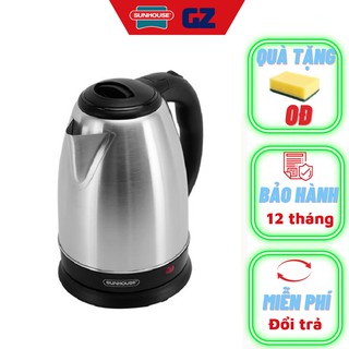 Ấm Siêu Tốc, Ấm Đun Nước Inox Sunhouse SHD1182 - Dung tích 1.5L, Chất Liệu Inox Cao Cấp Siêu Bền
