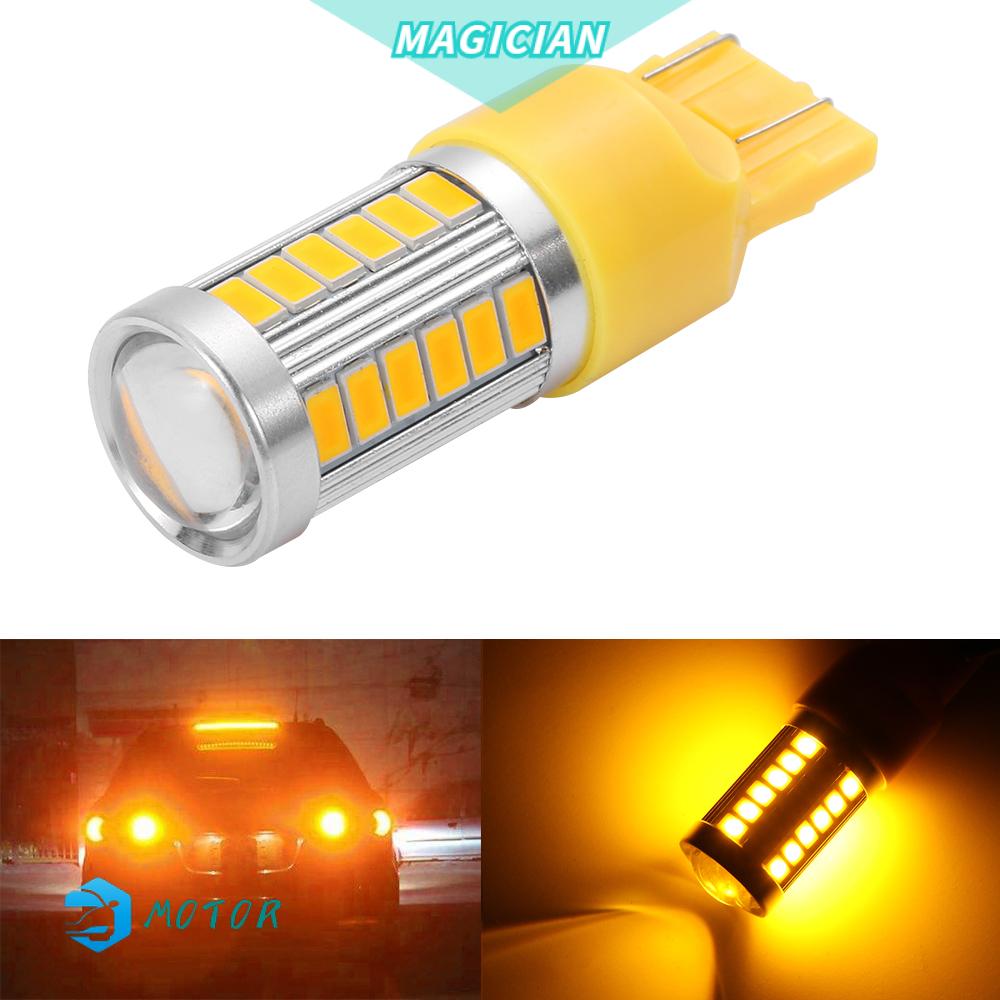 Bóng Đèn LED Phanh Xe Ánh Sáng Vàng 33SMD 5730 T20 W21/5W 7443
