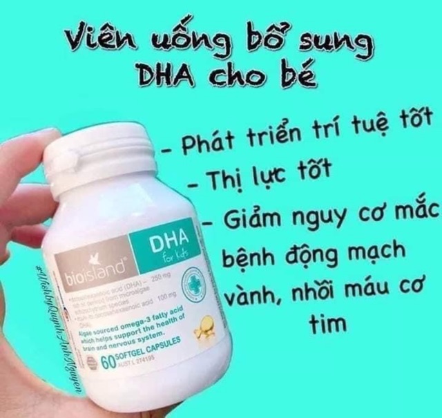 DHA BIO ISLAND For kid của ÚC