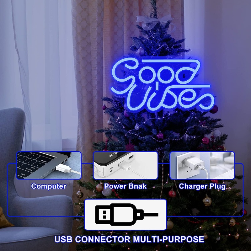 Đèn LED Neon Gắn Tường Trang Trí Phòng Ngủ / Quán Pub / Tiệc Sinh Nhật