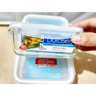 Hộp thủy tinh 430ml chữ nhật locknlock