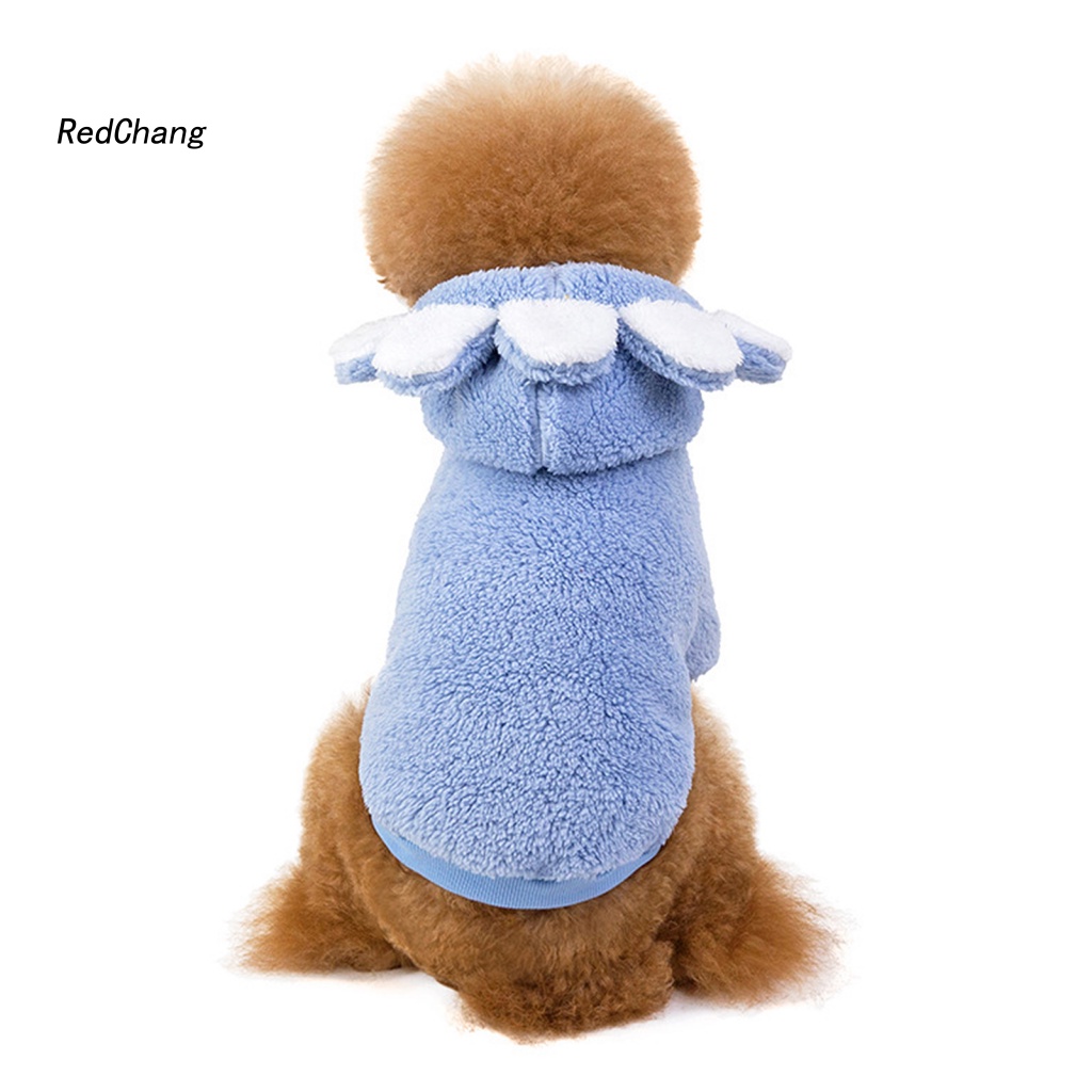 Rc ~ Áo Hoodie Vải Bông Hình Hoa Hướng Dương Dễ Thương Giữ Ấm Mùa Xuân Thu Cho Thú Cưng