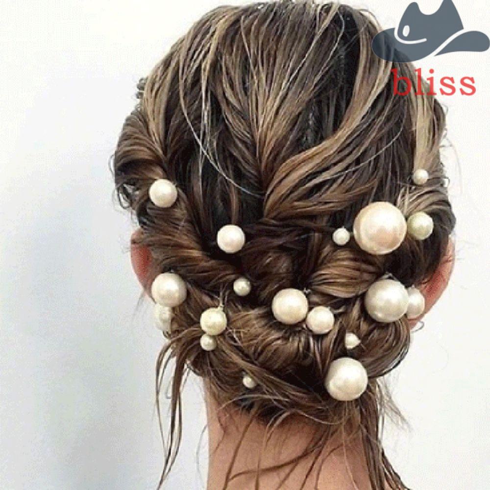 Hộp 20 Kẹp Tóc Đính Ngọc Trai Tạo Kiểu Tóc Cho Cô Dâu