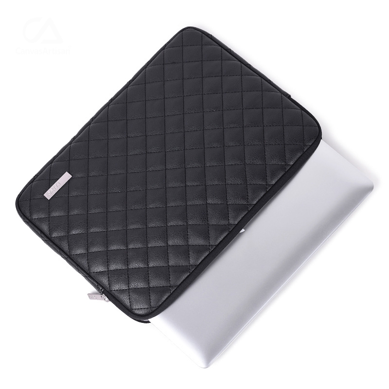 Túi Da Pu Đựng Laptop Chống Thấm Nước Có Khóa Kéo Cho Macbook Lenovo Hp Dell Xiaomi Notebook 13 14 15 Inch