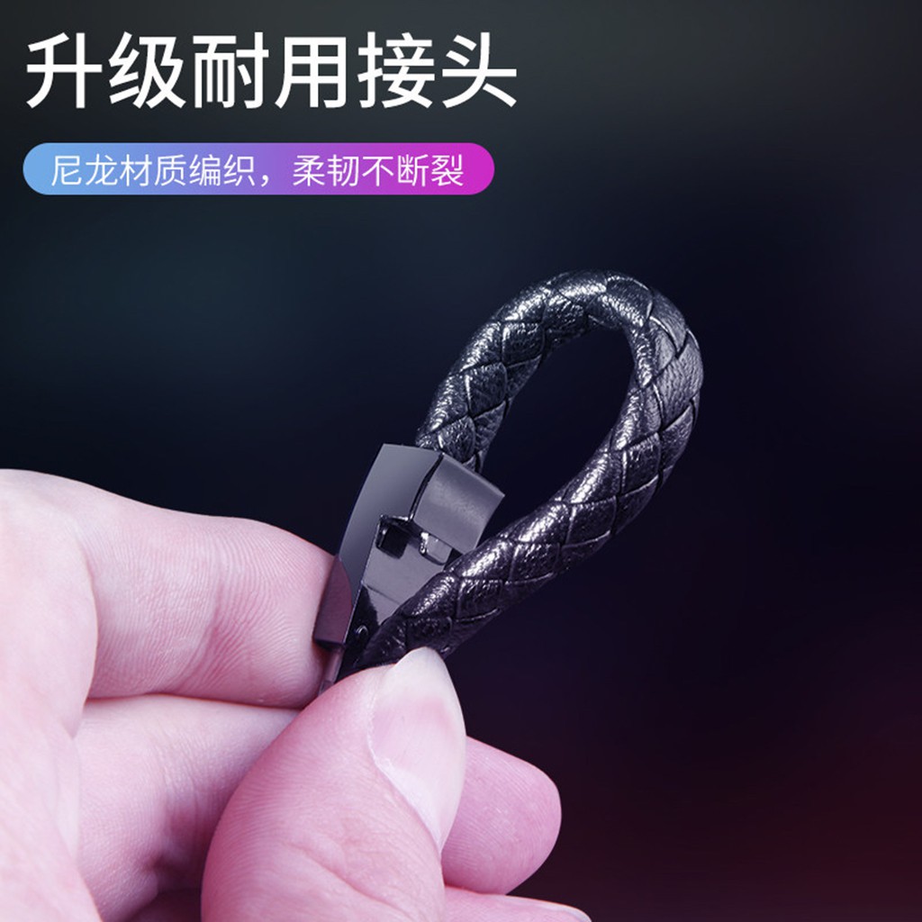 Cáp sạc truyền dữ liệu USB Type-c kiểu vòng đeo tay sáng tạo cho Android iPhone Apple