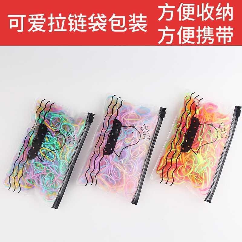 Dây buộc tóc cao su co giãn tốt dùng một lần cho người lớn và trẻ em