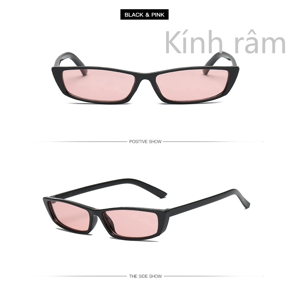 New Clear Lens Small Cat Eye Sunglasses Women Fashion Brand