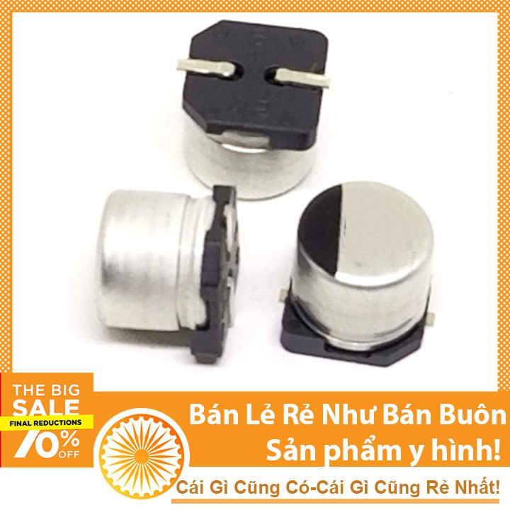 Tụ Nhôm 25V Chân Dán