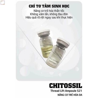 CẤY CHỈ TƠ TẰM Chitossil Hàn Quốc.
