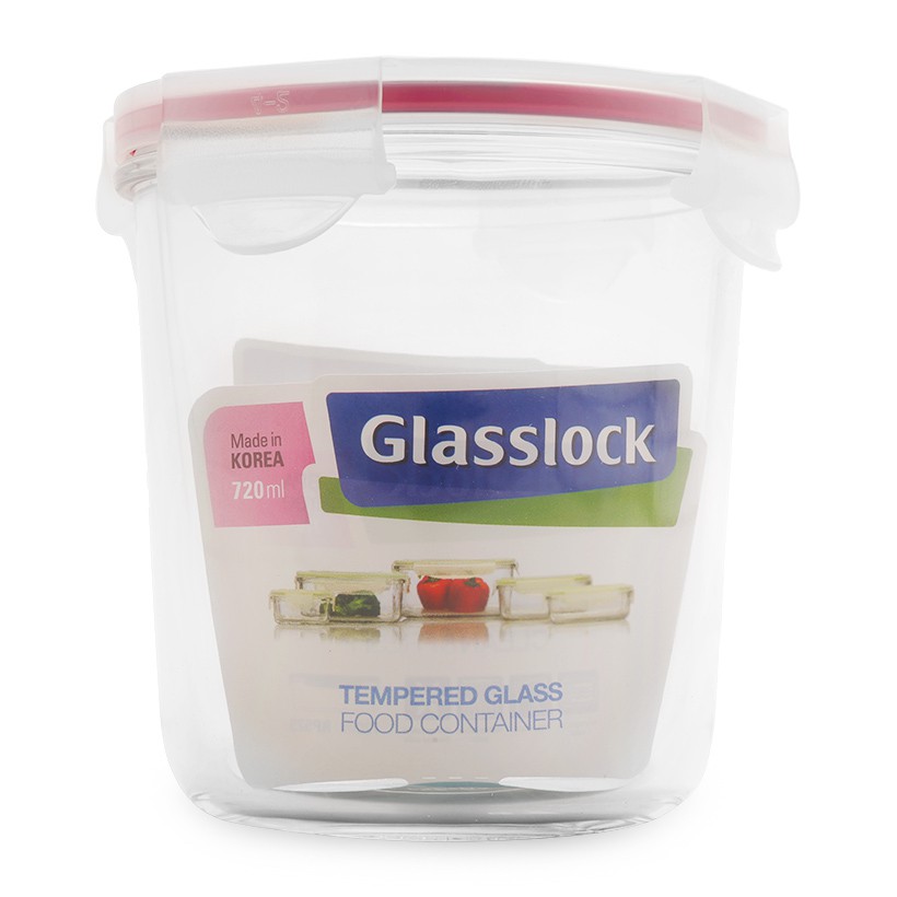 Hộp thủy tinh tròn 720ml Glasslock MCCD072 Hàn Quốc