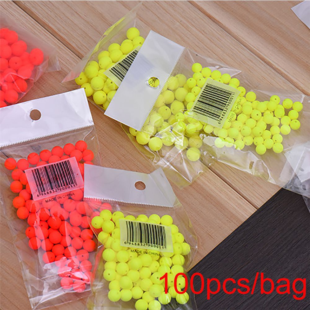 Set 100 quả bóng xốp nổi thích hợp câu cá ban đêm chất liệu EPS cao cấp