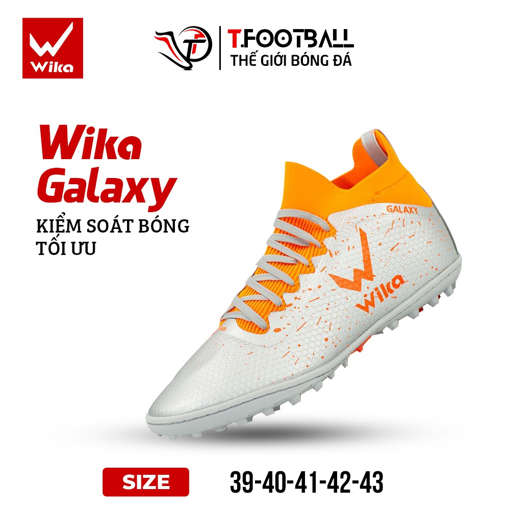 [ CHÍNH HÃNG ] Giày Đá Bóng Wika Galaxy, Giày đá bóng cao cổ đế TF - Sân cỏ nhân tạo