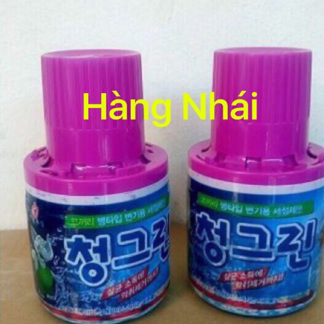 [Mẫu mới] Bộ 6 chai két thả bồn cầu toilet Hàn Quốc 180gram