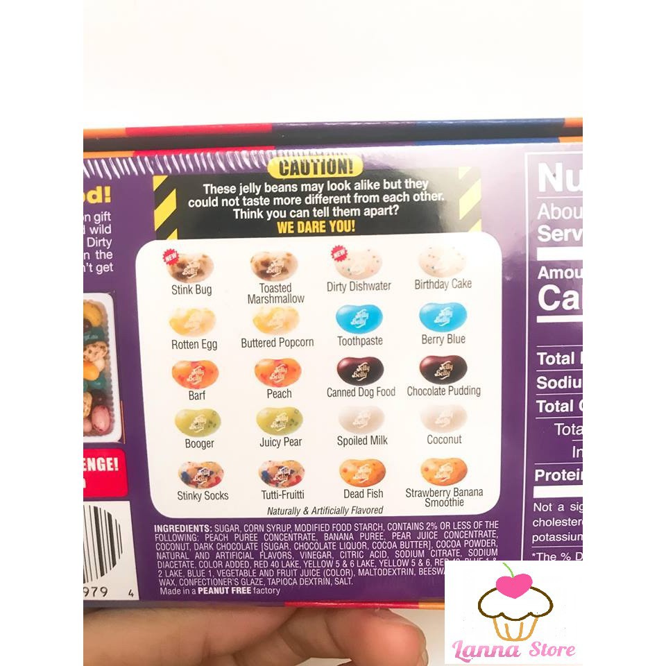 [CHUẨN MỸ- MÙA 5] Kẹo thối Bean Boozled Mỹ hộp lớn có vòng xoay Pgiảm nhẹ