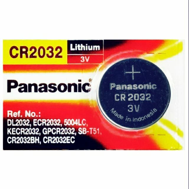 1 viên Pin 3v Panasonic CR2032, 2025, 2016...