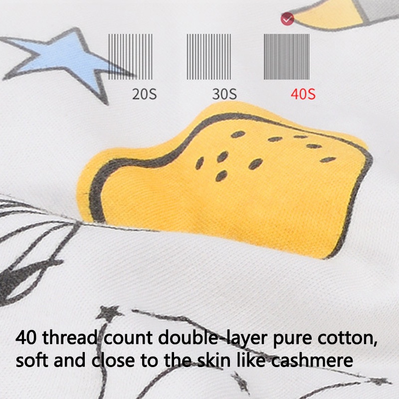 Chăn cho bé sơ sinh Chăn quấn cho bé ủ kén cho bé sơ sinh Bông 0-6 tháng Phóng to hỗ trợ cổ