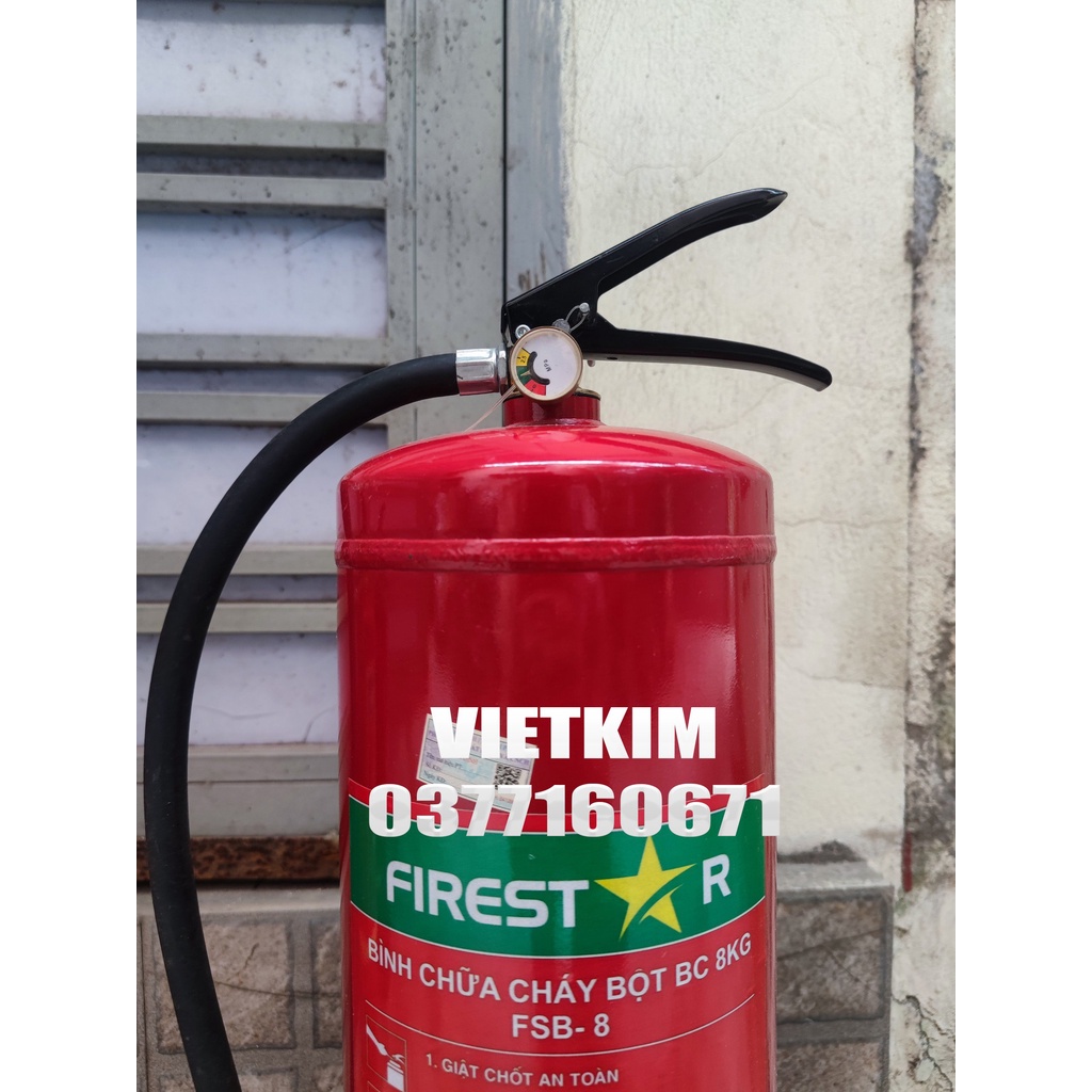 Bình chữa cháy cứu hỏa dạng bột BC 8kg MFZ8