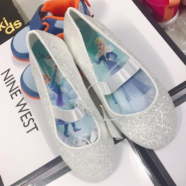 Giày nhũ trắng Elsa H&M auth Mỹ