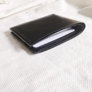 VÍ MINI NHỎ GỌN MỎNG ĐEN - DA BÒ THẬT 100%
