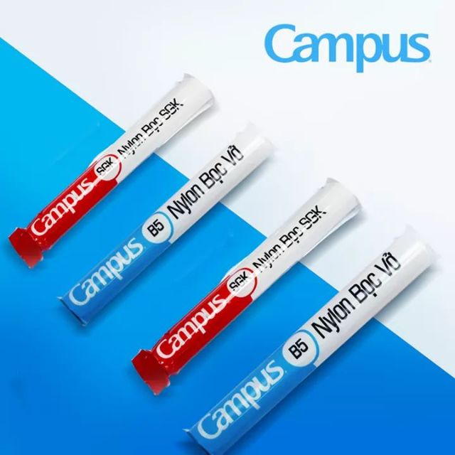 Combo bọc vở viết campus( 4 cuộn ).